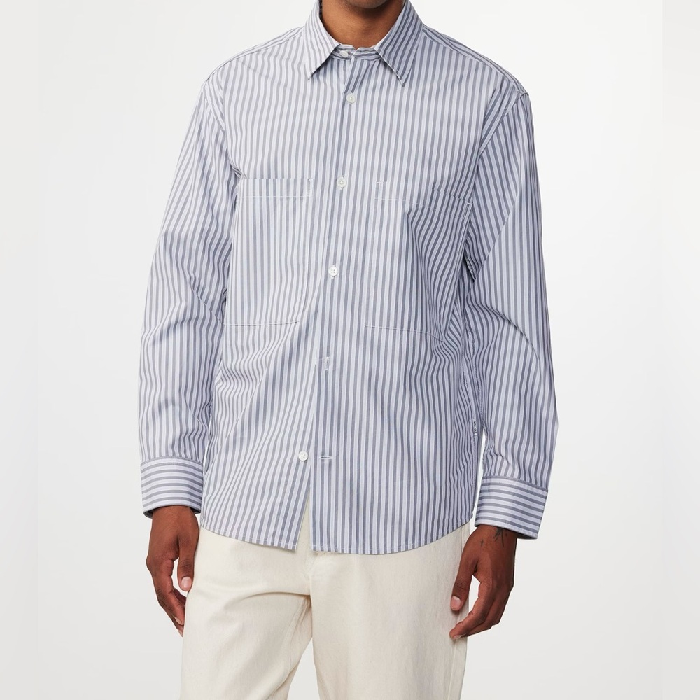 NN07 Freddy Men's Striped Button-Up Shirt - Picture 11 of 12